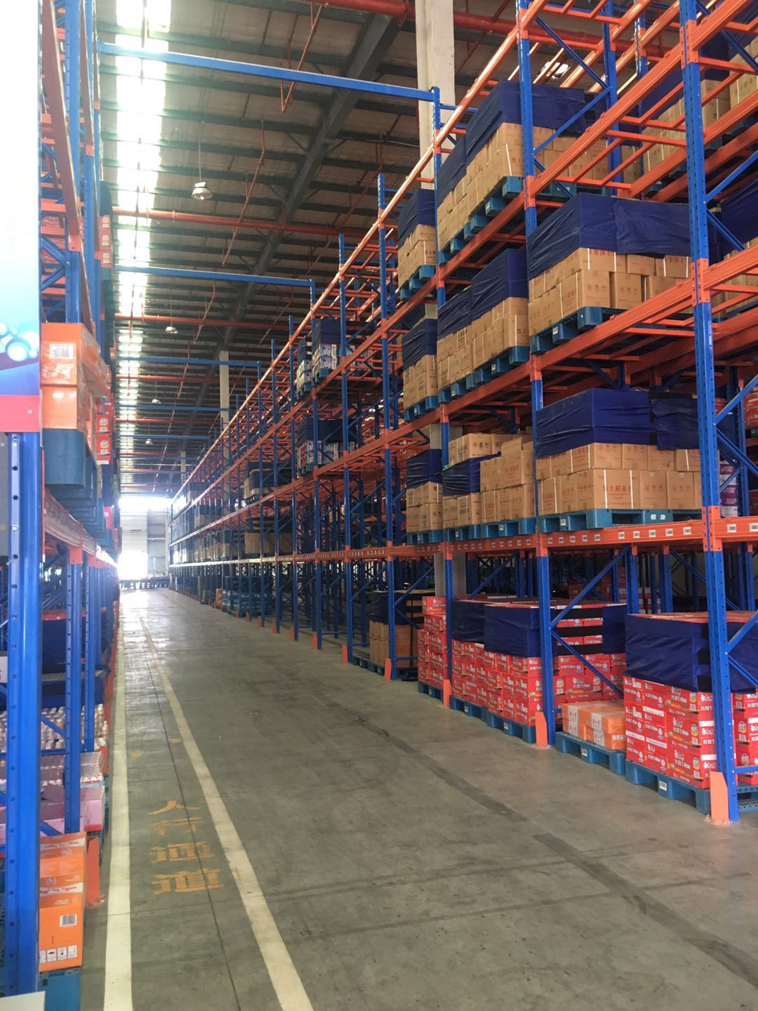 淄博重型货架交付使用完成